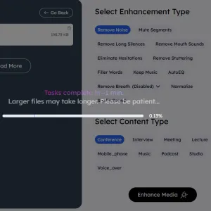 Remove Noise & Improve Clarity