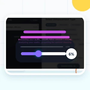 Comparing original and enhanced voice